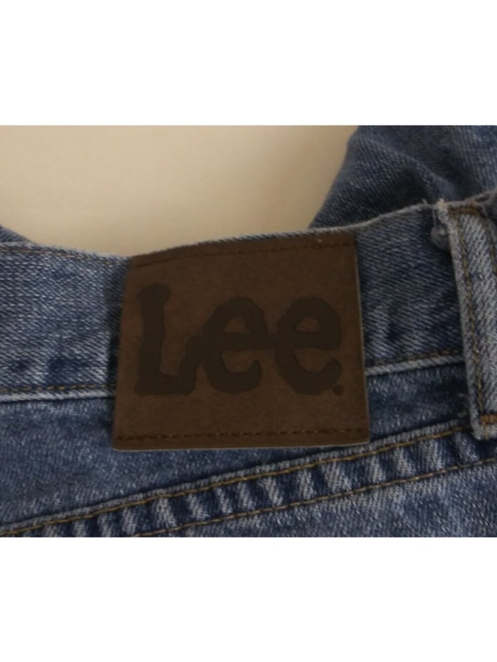 Lee Regular Fit Men's Distressed Bootcut 100% Cotton Jeans Size 33x30 - Picture 5 of 9